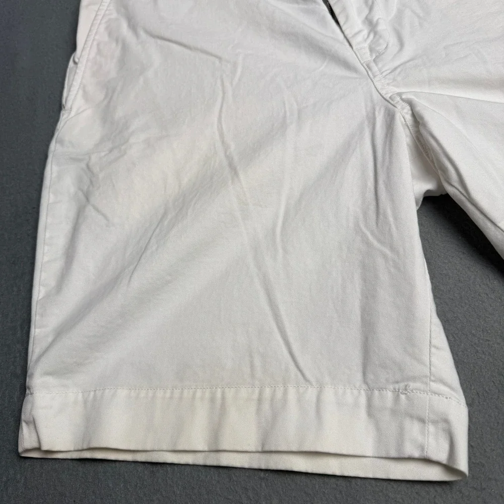 Polo Ralph Lauren Mens White Stretch Classic Fit Chino Shorts Size 38